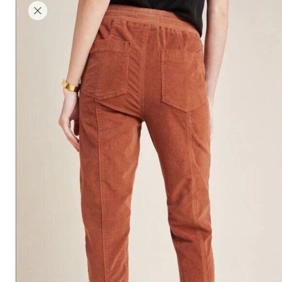 Anthropologie Leigh Corduroy Joggers in Cedar Size Small - Picture 3 of 13